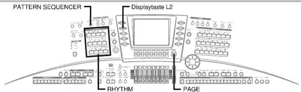 CASIO MZ-2000 - Speichern Ihrer Rhythmus-Patterns - 1