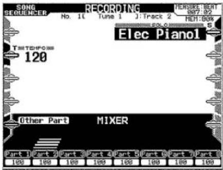 CASIO MZ-2000 - Wählen Sie Realtime Record, um in den Echtzeit-Aufnahmemodus zu schalten. - 6
