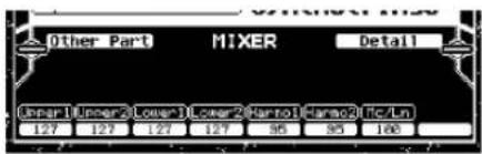 CASIO MZ-2000 - Darstellung des Mixers im Display - 1
