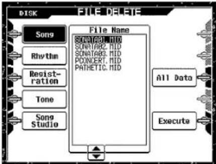 CASIO MZ-2000 - Dateien von einer Diskette löschen - 1