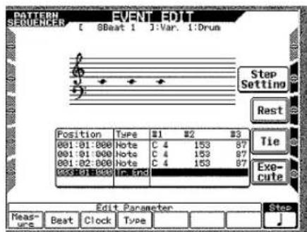CASIO MZ-2000 - Step-Eingabe - 1