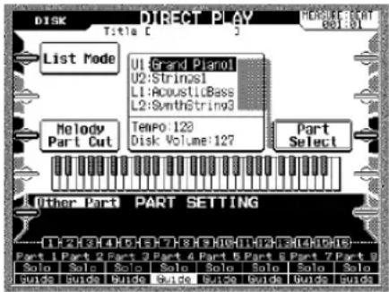 CASIO MZ-2000 - Verwendung von Guide Play - 1