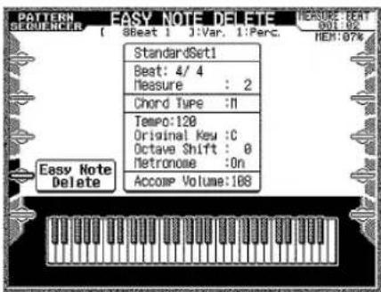 CASIO MZ-2000 - Löschen unnötiger Noten - 1