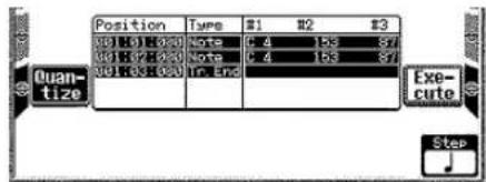 CASIO MZ-2000 - Events quantisieren - 1
