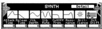 CASIO MZ-2000 - Synthesizer-Modus - 1