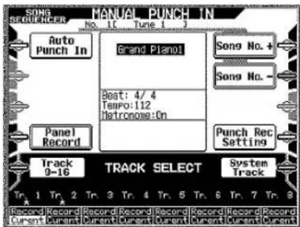 CASIO MZ-2000 - Manuelle Punch-In-Aufnahme - 1