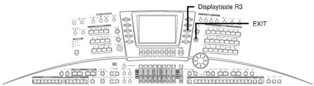 CASIO MZ-2000 - Beispiel für Operationen im SETTING MENU - 2