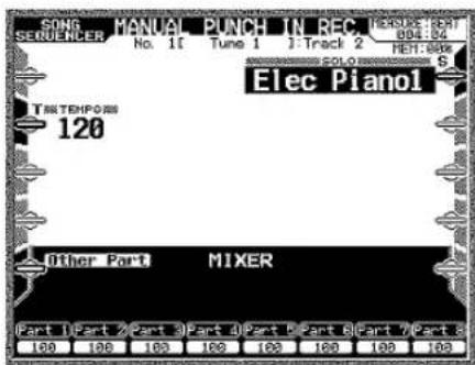 CASIO MZ-2000 - Manuelle Punch-In-Aufnahme - 4