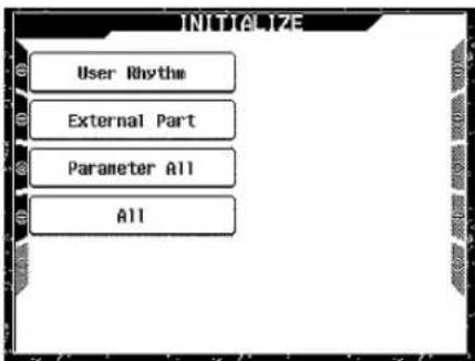 CASIO MZ-2000 - SETTING MENU R5: Initialize (Initialisieren) - 1