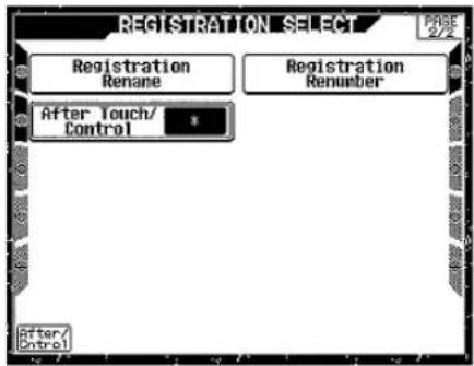 CASIO MZ-2000 - Parameter vom Aufruf durch den Registrationsspeicher ausschließen - 3