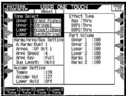 CASIO MZ-2000 - Ausführung der One-Touch-Preset-Einstellungen - 1