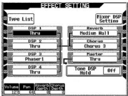 CASIO MZ-2000 - Effekt auswählen - 2
