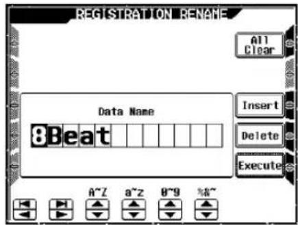 CASIO MZ-2000 - Bänke benennen - 4