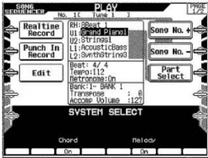 CASIO MZ-2000 - Songs wiedergeben - 1