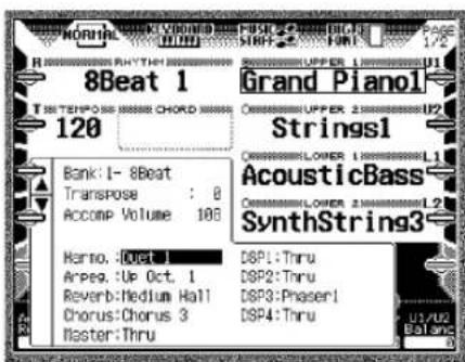 CASIO MZ-2000 - Inhalt des Displays - 2