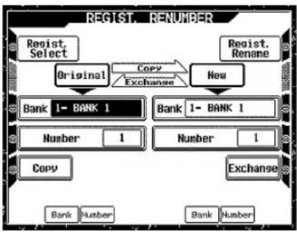 CASIO MZ-2000 - Kopieren der Daten im Registrations- speicher - 3
