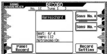 CASIO MZ-2000 - Wählen Sie Realtime Record, um in den Echtzeit-Aufnahmemodus zu schalten. - 3