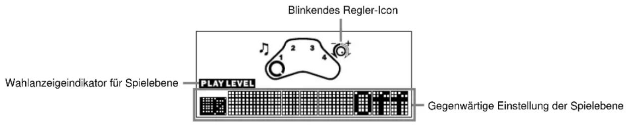 CASIO LD-50 - Wählen einer Spielebene - 1