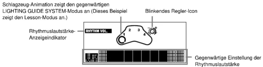 CASIO LD-50 - Drücken Sie die RHYTHM VOL.-Taste. - 1