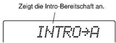 Zeigt die Intro-Bereitschaft an. INTRO→A