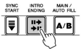 SYNC START INTRO ENDING MAIN / AUTO FILL A/B
