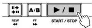 YAMAHA Portatone PSR-292 - Stoppen Sie den Demo-Song. - 2