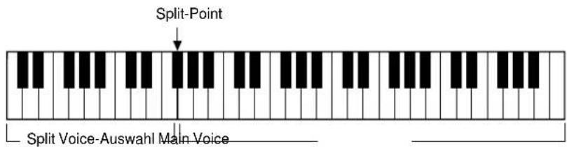 Split-Point Split Voice-Auswahl Main Voice