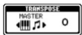 YAMAHA Portatone PSR-1100 - Transpose - 4