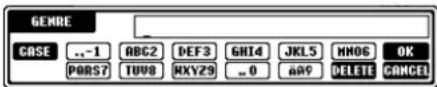 YAMAHA Portatone PSR-1100 - ■[6▼▲] GENRE NAME - 1
