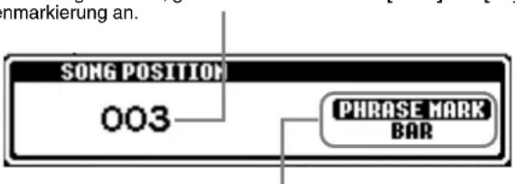 SONG POSITION 003 PHRASE MARK BAR