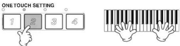 ONE TOUCH SETTING 1 2 3 4