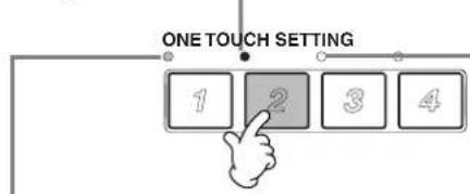 ONE TOUCH SETTING 1 2 3 4