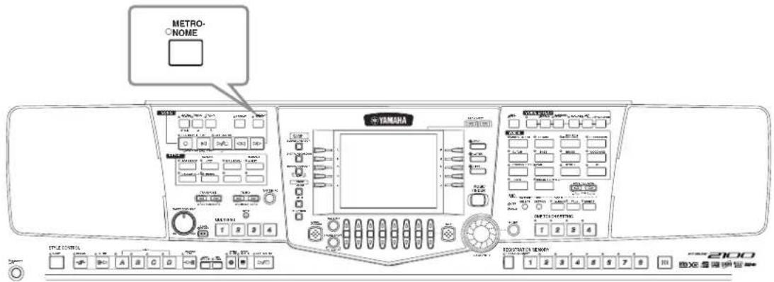 YAMAHA Portatone PSR-1100 - Verwenden des Metronoms - 1