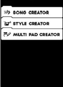 SONG CREATOR STYLE CREATOR MULTI PAD CREATOR