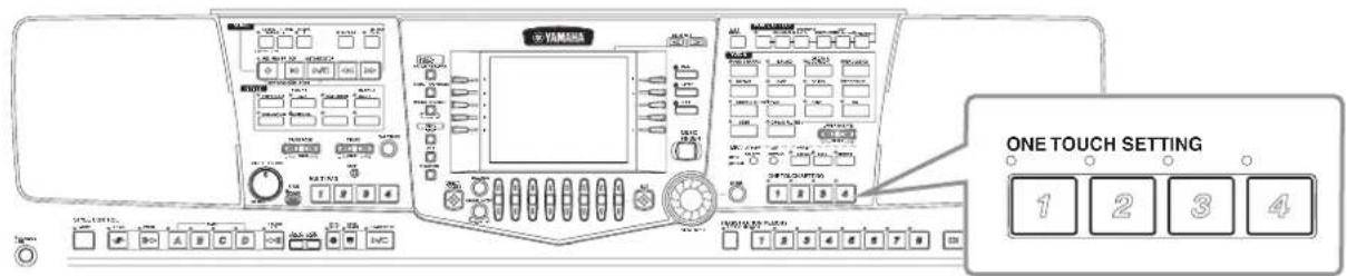 YAMAR ONE TOUCH SETTING 1 2 3 4