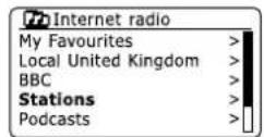 SANGEAN WFR-28D - Auswahl eines Radiosenders nach Genre - 3