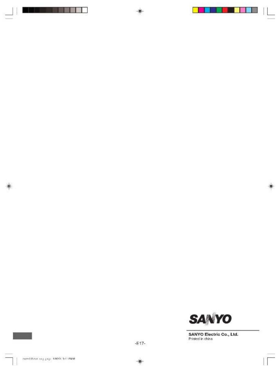 SANYO AWM-660 - IMPORTANT INFORMATION - 2