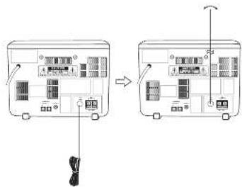 Diagram showing device status change before and after assembly, with Chinese labels indicating components and directional arrows.