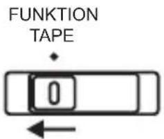 Soundmaster SCD5405 - SCHIEBETASTE AUF TAPE STELLEN - 1