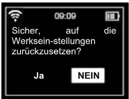 Soundmaster IR4000WE - Auf Werkseinstellung zurücksetzen - 1