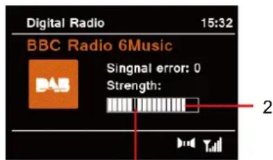 Digital Radio 15:32 BBC Radio 6Music Singnal error: 0 Strength: 2