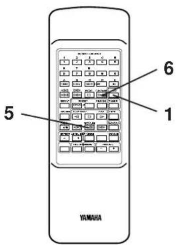 1 2 3 4 5 6 YAMAHA