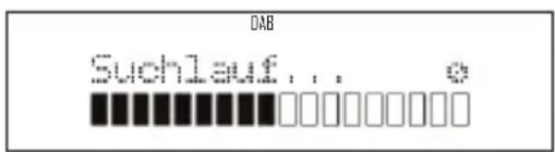 DAB Suchlauf...