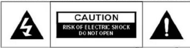 CAUTION RISK OF ELECTRIC SHOCK DO NOT OPEN