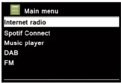 DUAL Radio Station IR 3A - Menü-Übersicht - 1