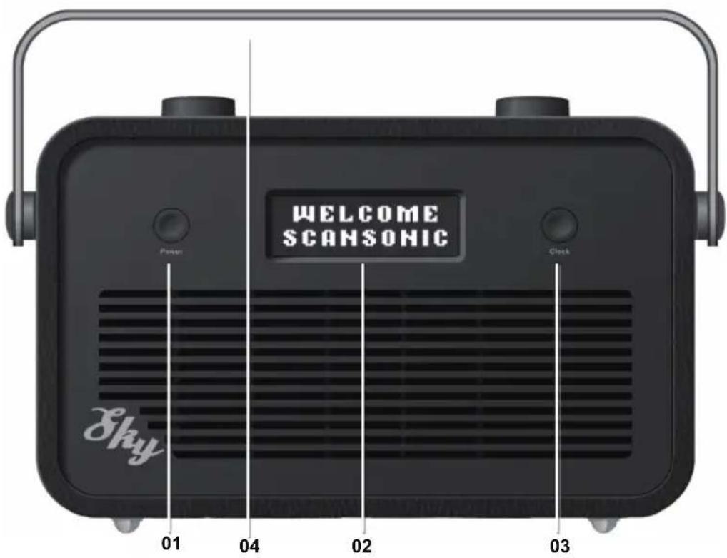 SCANSONIC Sky FM - Gerätefront - 1