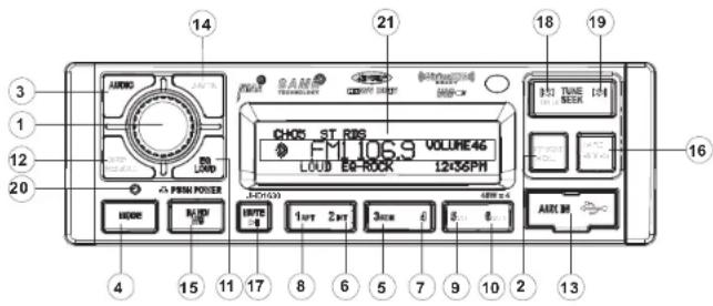 JENSEN JHD1630 - Scroll - 2