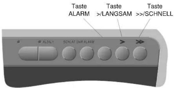 AUDIOLINE CRT 4G - Alarmzeiten (Wecken) 1&2 einstellen - 2