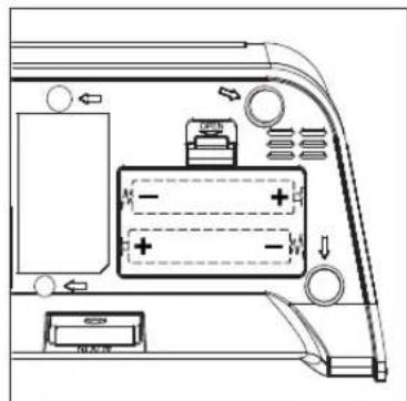 Terris RW 224 - Batterien einlegen - 1