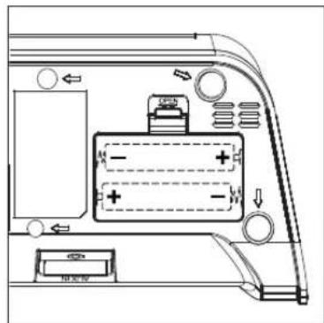 Terris RW 244 - Batterien einlegen - 1